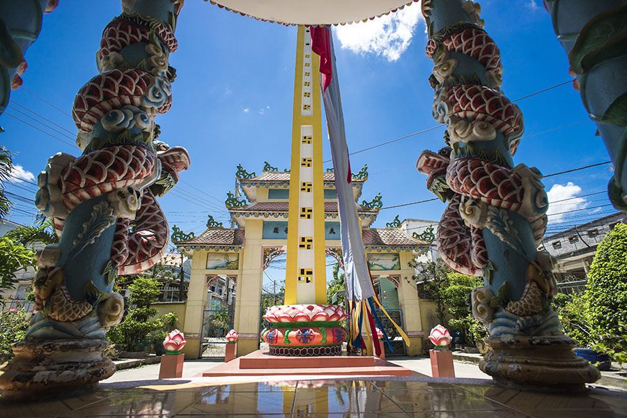 Cai Dai Temple in Mekong Delta