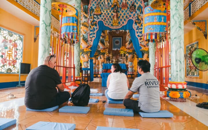 Cao Dai Temple in Mekong Delta